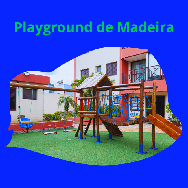 Playground de madeira